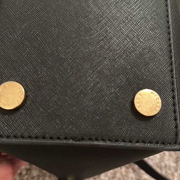 Michael Kors dark navy blue bag with detachable strap. No odors, clean inside. - Picture 4 of 11